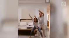 Video Wakil Presiden Jusuf Kalla berjoget bersama cucunya di aplikasi Tik Tok viral di media sosial