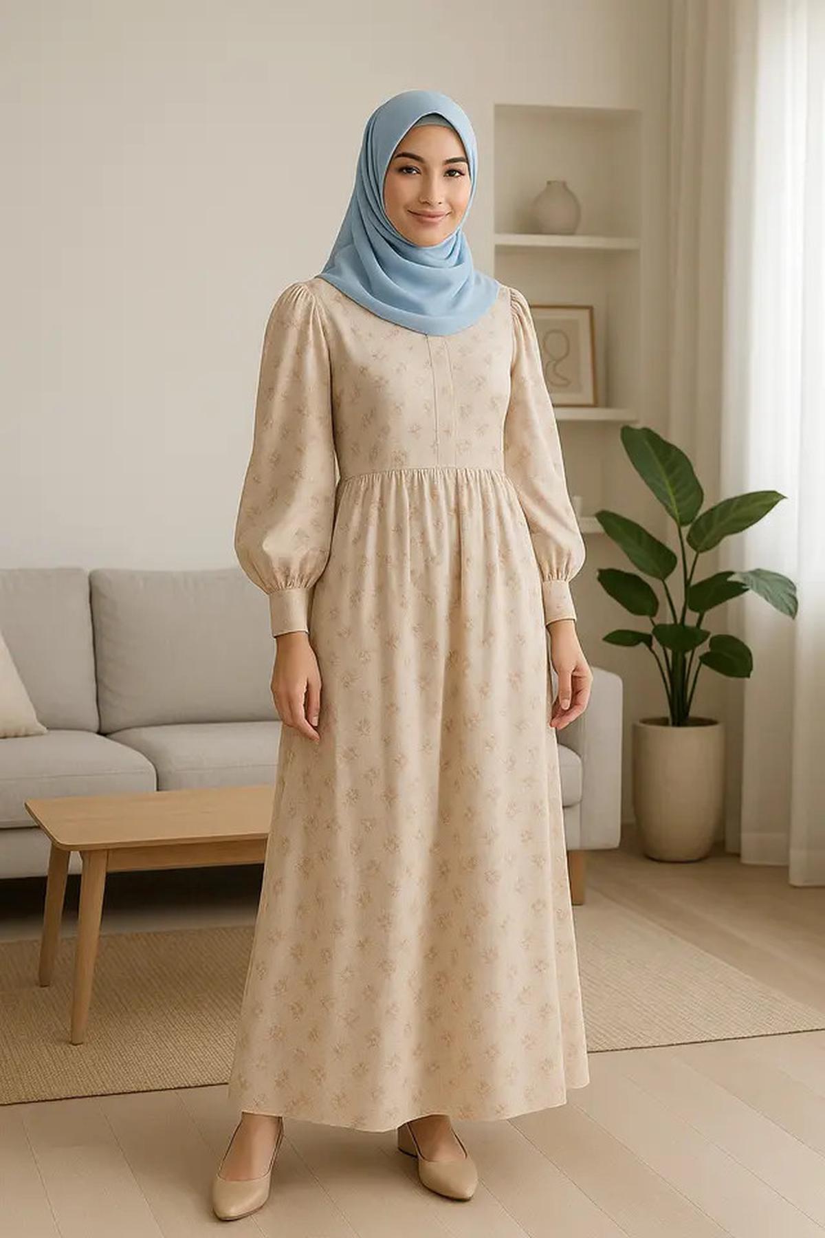 7 Model Gamis Katun Terbaru 2025, Tampil Stylish dan Tetap Nyaman Sepanjang Hari