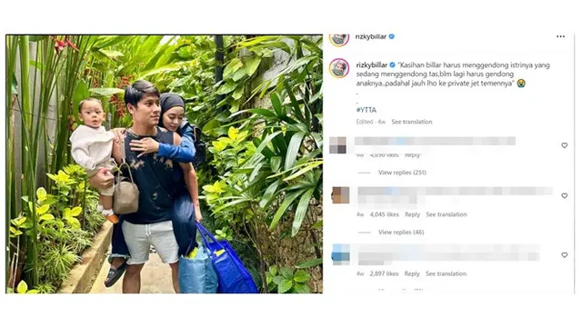 6 Sindiran Rizky Billar Untuk Haters, Beberapa Hari Lalu Datangi Polda