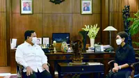 Menteri Pertahanan Prabowo Subianto dan Menteri Luar Negeri Retno Marsudi. Dok: Kementerian Pertahanan