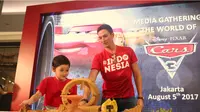 Mike Lewis dalam media gathering Disney Pixar Cars 3 yang berlangsung di Lippo Mal Puri Indah pada 5 Agustus 2017. (Disney)