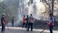 Kebakaran melanda kawasan hutan Taman Nasional Bukit Barisan Selatan (TNBBS). (Liputan6.com/Istimewa).
