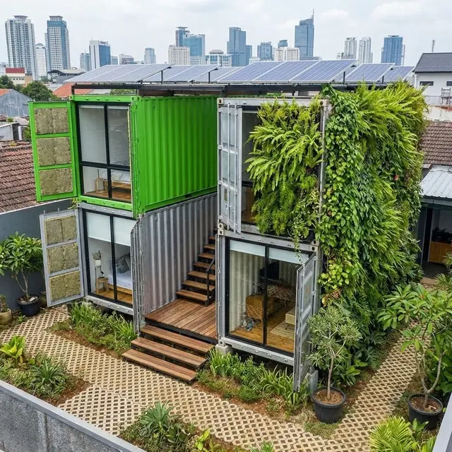 Inspirasi Desain Rumah Mungil Tapi Asri di Perkotaan