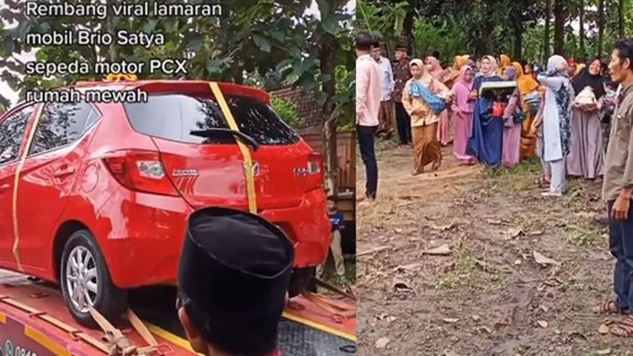 Seserahan Honda Brio (TikTok/@rajatiktok766)