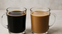 Apakah Kopi Lebih Sehat dengan Susu atau Air? Begini Penjelasannya (sumber:AI)