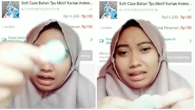 Beli Case Ponsel di Online Shop dan Gratis Ongkir, Wanita Ini Hanya Bayar 100 Rupiah