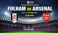 Banner Prediksi Fulham vs Arsenal. (Triyasni)