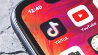 ilustsrasi aplikasi TikTok. (iStockphoto)