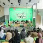 Jumpa pers perilisan kampanye "Tokopedia Traktir Ultah" dalam rangka ulang tahun ke-14 Tokopedia di Tokopedia Tower, Setiabudi, Jakarta Selatan, 7 Agustus 2023. (dok. Tokopedia)