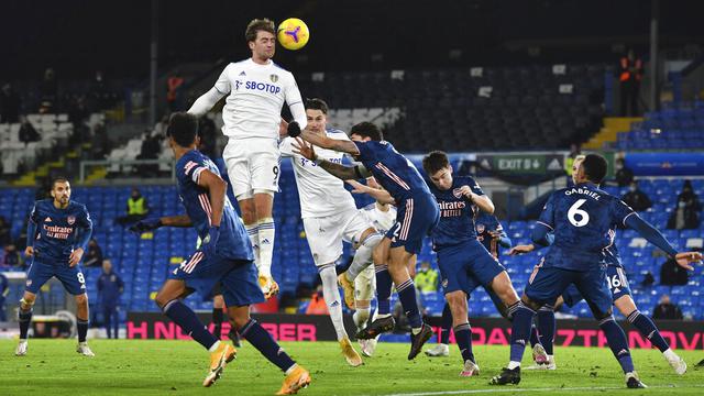 FOTO: Skor Kacamata Akhiri Laga Arsenal Vs Leeds United