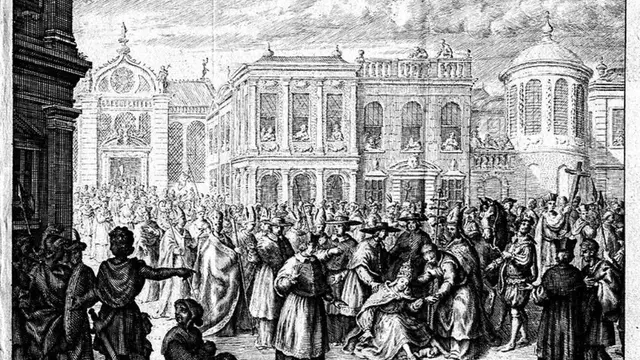 Ilustrasi yang menggambar Paus Yohana (Wikipedia/Public Domain)