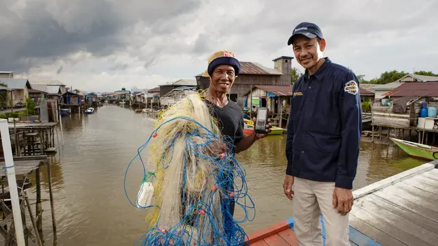 Nelayanku Hebat, program yang dijalankan PT Pertamina Hulu Mahakam (PHM) guna mendukung kemajuan nelayan di pesisir Delta Mahakam, Kalimantan Timur. (Dok PHM)
