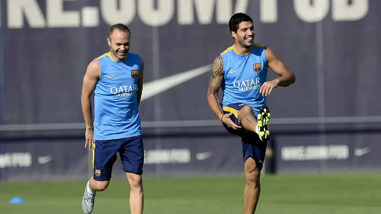 Luis Suarez Andres Iniesta