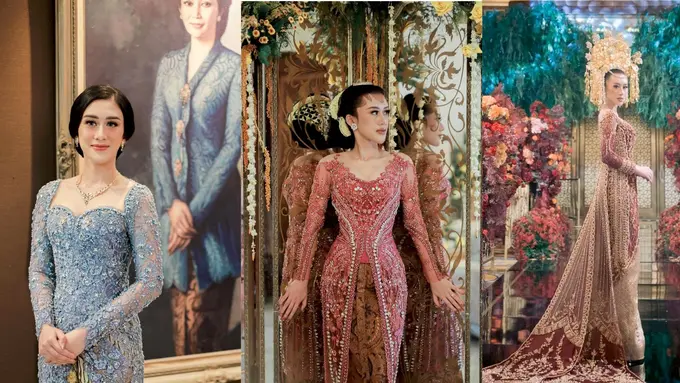 8 Inspirasi Kebaya Mewah Kusuma Puteri, Cucu dari Mooryati Soedibyo yang Berprofesi sebagai Dokter Kecantikan