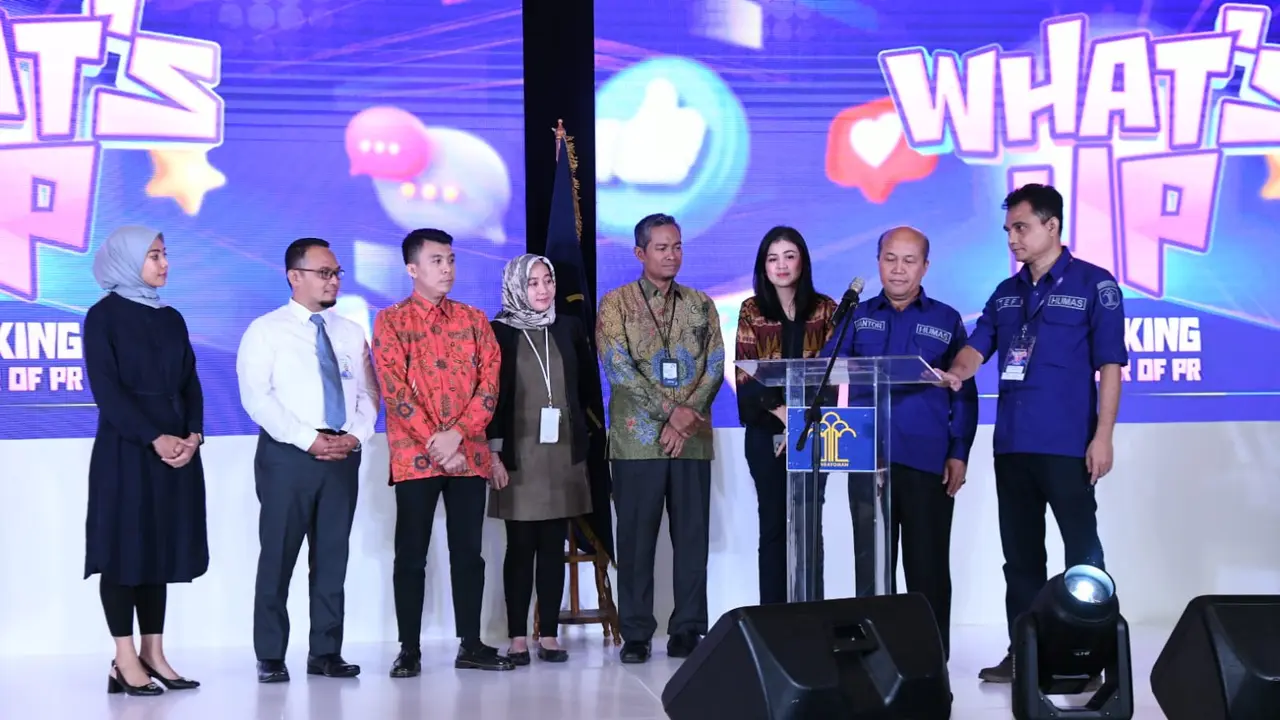 Kementerian Hukum dan Hak Asasi Manusia (Kemenkumham) menyelenggarakan kegiatan bertajuk ‘What’s Up’. Acara ini digelar sebagai upaya peningkatan kapasitas dan kompetensi insan humasnya (Istimewa)