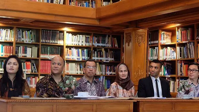 Acara konferensi pers Habibie Festival