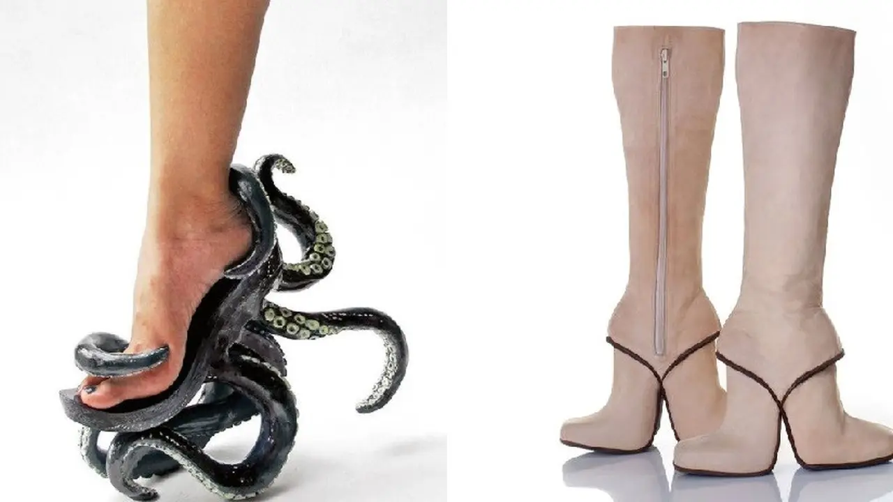 sepatu nyeleneh