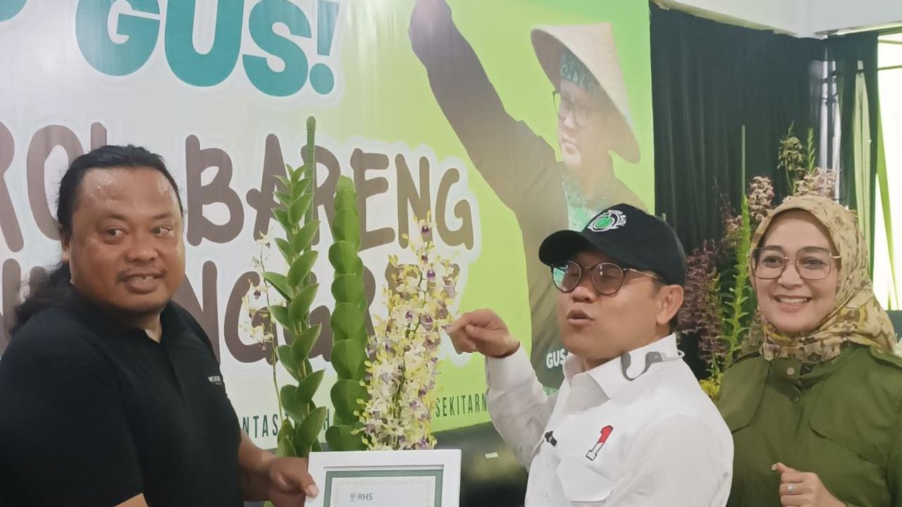 Muhaimin Iskandar dan Istrinya Jadi Nama Anggrek, Teregistrasi di London