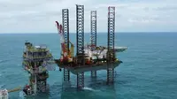 Pertamina Hulu Energi Offshore North West Java siap lanjutkan proyek Optimasi Pengembangan Lapangan migas lepas pantai YY di perairan utara Karawang. (Dok Pertamina)