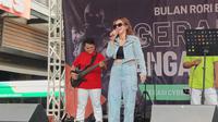 Balena saat mengisi acara Pangan Murah yang diadakan RORI chapter Kabupaten Bekasi, Minggu (08/12/2024) di Bekasi Cyber Park. (Dok. IST)