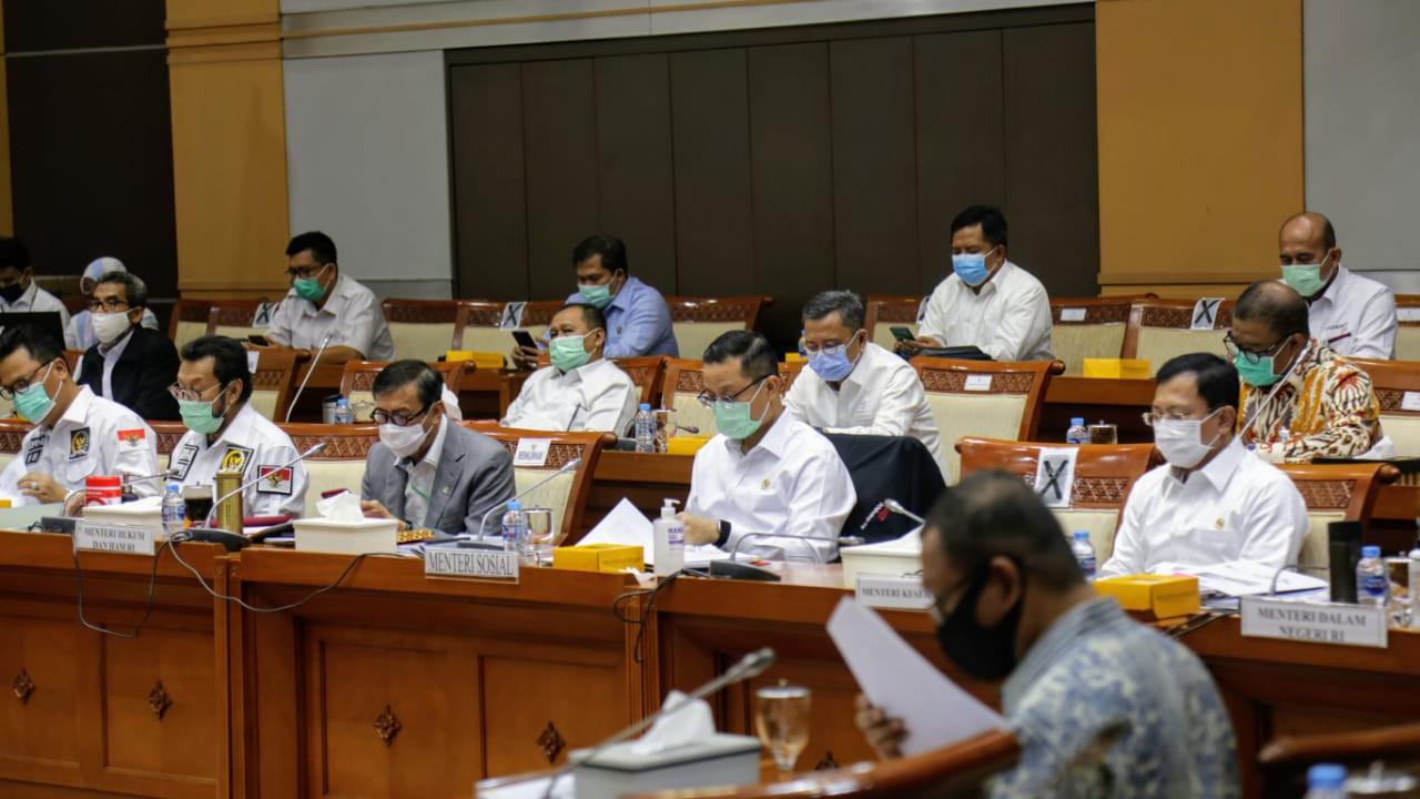 Mensos Sampaikan 4 Isu Krusial Dalam Pembahasan RUU Penanggulangan Bencana