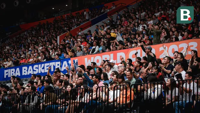 Foto: Indonesia Arena Bergemuruh! Laga Kanada Vs Prancis di Piala Dunia FIBA 2023 Berlangsung Sengit