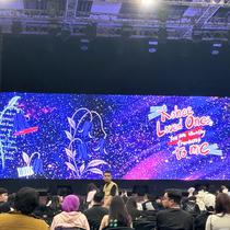 Acara fanmeet Han So Hee dengan judul "Xohee Loved Ones, You Are Sparkling Treasure to Me” di The Kasablanka, Jakarta Selatan, pada Sabtu (18/10/2025). (Aisyah Ichsani Maulida/Liputan6.com)