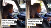 Viral Penumpang Lansia Bayar Angkot Pakai Tutup Botol. (Sumber: TikTok/@keepistiqomahh)
