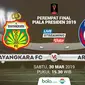 Piala Presiden: Bhayangkara FC vs Arema FC. (Bola.com/Dody Iryawan)