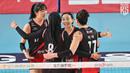 Pemain voli Daejeon JungKwanJang Red Sparks, Megawati Hangestri (8) mendapatkan selamat dari rekannya setelah memberikan tambahan poin bagi  Red Sparks dalam pertandingan melawan IBK Altos, Selasa (17/10/2023). (Dok. Daejeon JungKwanJang Red Sparks)