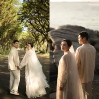 Usai dilamar pada April lalu, Beby Tsabina dan calon suami anggota DPR, Rizki Natakusumah melakukan serangkaian persiapan. Tak terkecuali pemotretan prewedding. [Foto: IG/ @seenbysou @corneliuswisana].