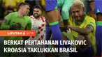 Kroasia menghempaskan juara dunia lima kali, Brasil, lewat drama adu penalti, dan melaju ke babak semi final Piala Dunia Qatar 2022. Penjaga gawang Krosia Livakovic, bermain cemerlang mementahkan sejumlah peluang tim Samba.
