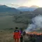 ​ 10 Hektare Savana Kawah Wurung Bondowoso Terbakar