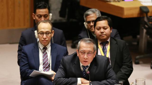 Wakil Tetap RI untuk PBB di New York, Duta Besar Dian Triansyah Djani.