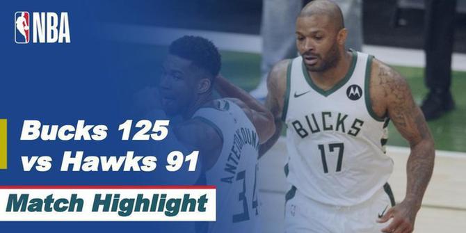 VIDEO: Highlights Kemenangan Milwaukee Bucks atas Atlanta Hawks 125-91 di Game 2 Final Wilayah Timur NBA