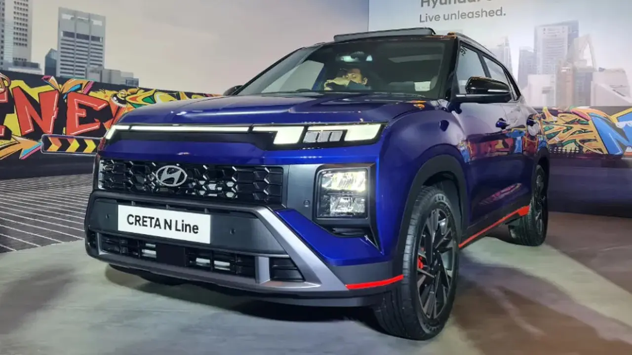 Hyundai Creta N Line diluncurkan di India. (Cardekho)