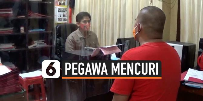 VIDEO: Gaji Tidak Dibayar 4 Bulan, Pegawai Honorer Curi Barang Inventaris Kantor
