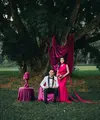 Febby Rastanty dan pasangannya tampil memukau dalam pemotretan prewedding yang bertema elegan dan romantis. [@terralogical @leurafilm].