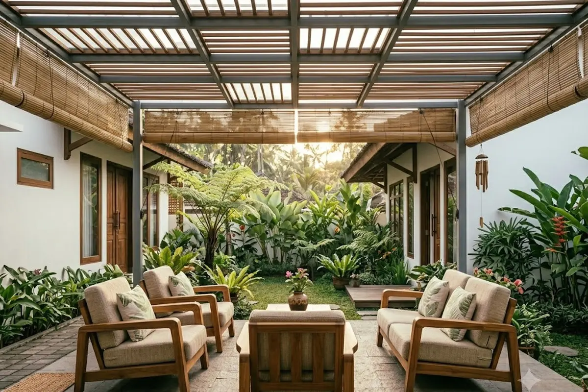 Model Teras Rumah Lansia yang Nyaman Buat Santai Sore