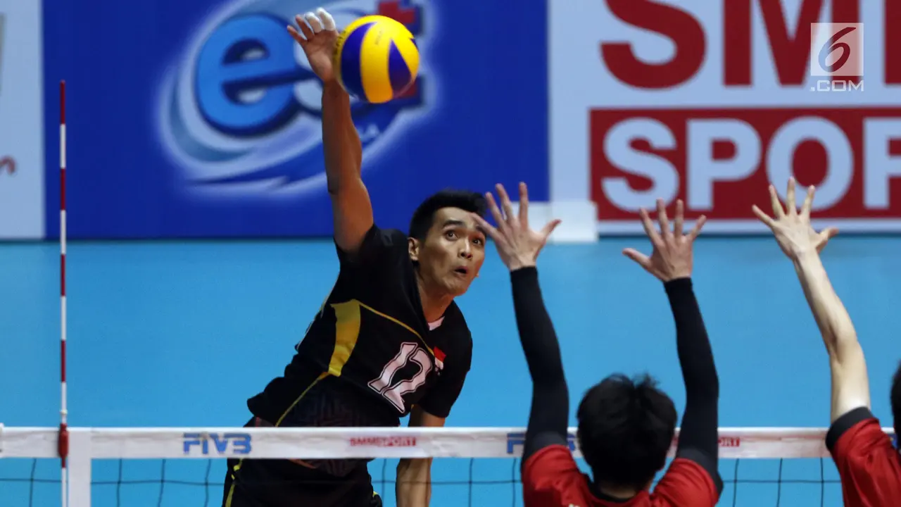 Gagal Hadang Jepang, Tim Voli Putra Indonesia Perebutkan Tempat Ketiga Lawan Korea
