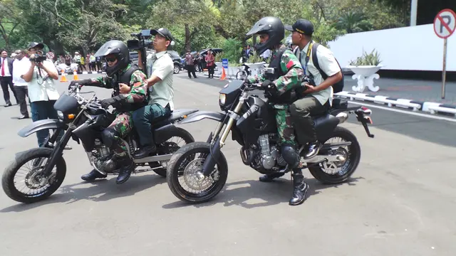 Motor-motor Telanjang yang Ikut Kawal Presiden Jokowi