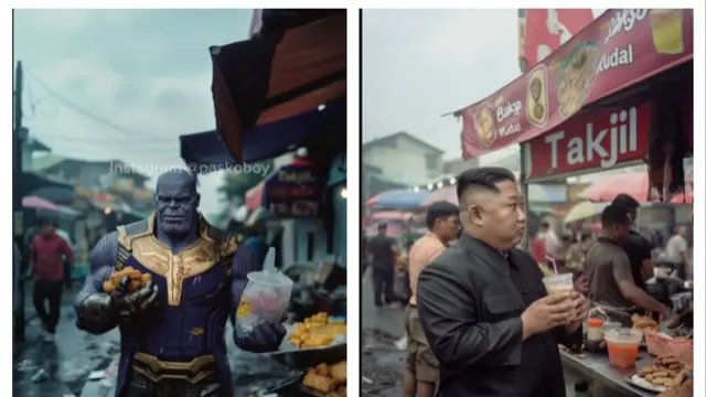 Putin, hingga Dr Strange Ikut War Takjil/Instagram Paskoboy