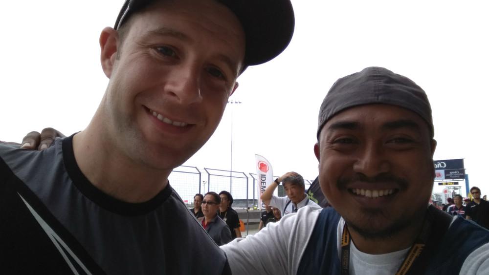 Jurnalis Bola.com berkesempatan bertemu dengan juara dunia Superbike, Jonathan Rea, di Sirkuit Buriram, Thailand. (Bola.com/Muhammad Wirawan Kusuma)