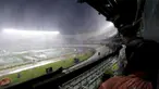Tim Argentina dan Brasil melakukan latihan basket karena hujan menyebabkan Stadion Monumental Antonio Verspucio Liberti tergenang hingga menyebabkan laga Pra-Piala Dunia 2018 zona CONMEBOL, Jumat (13/11/2015) ditunda.