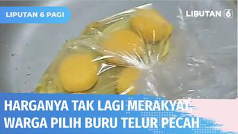 VIDEO: Harga Telur Tak Lagi Merakyat, Warga Berburu Telur Pecah