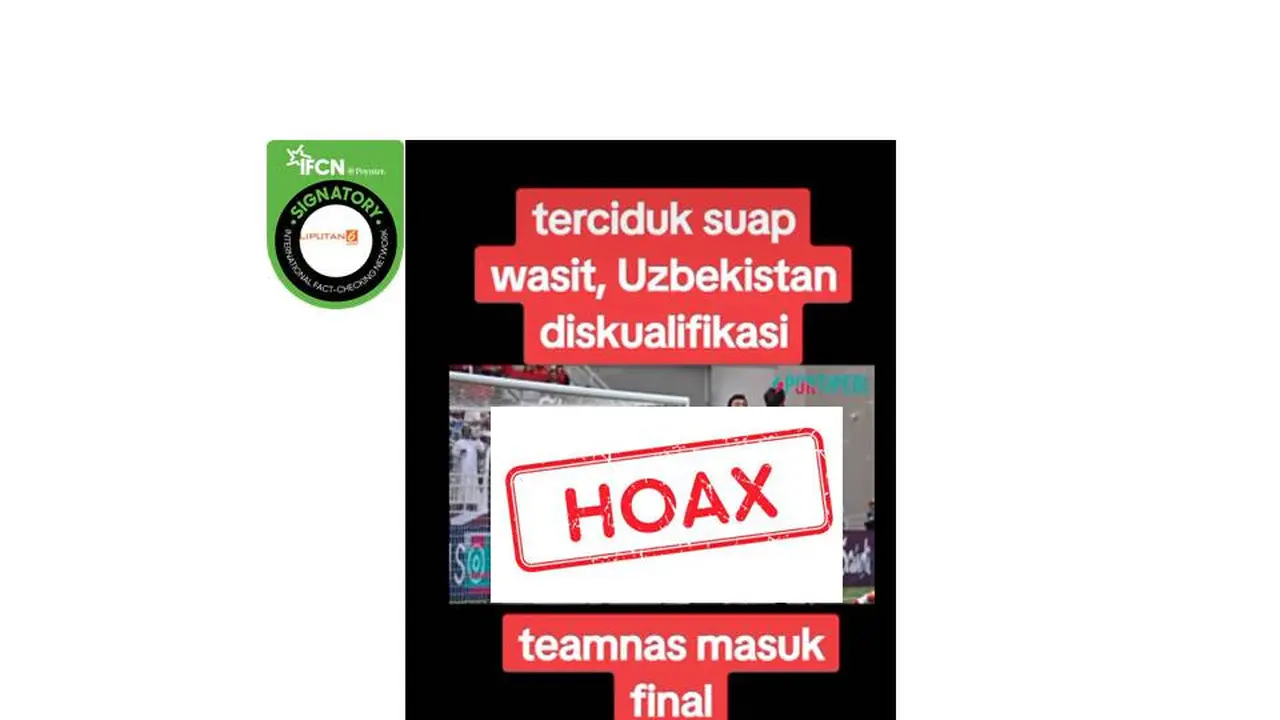 Cek fakta Uzbekistan didiskualifikasi