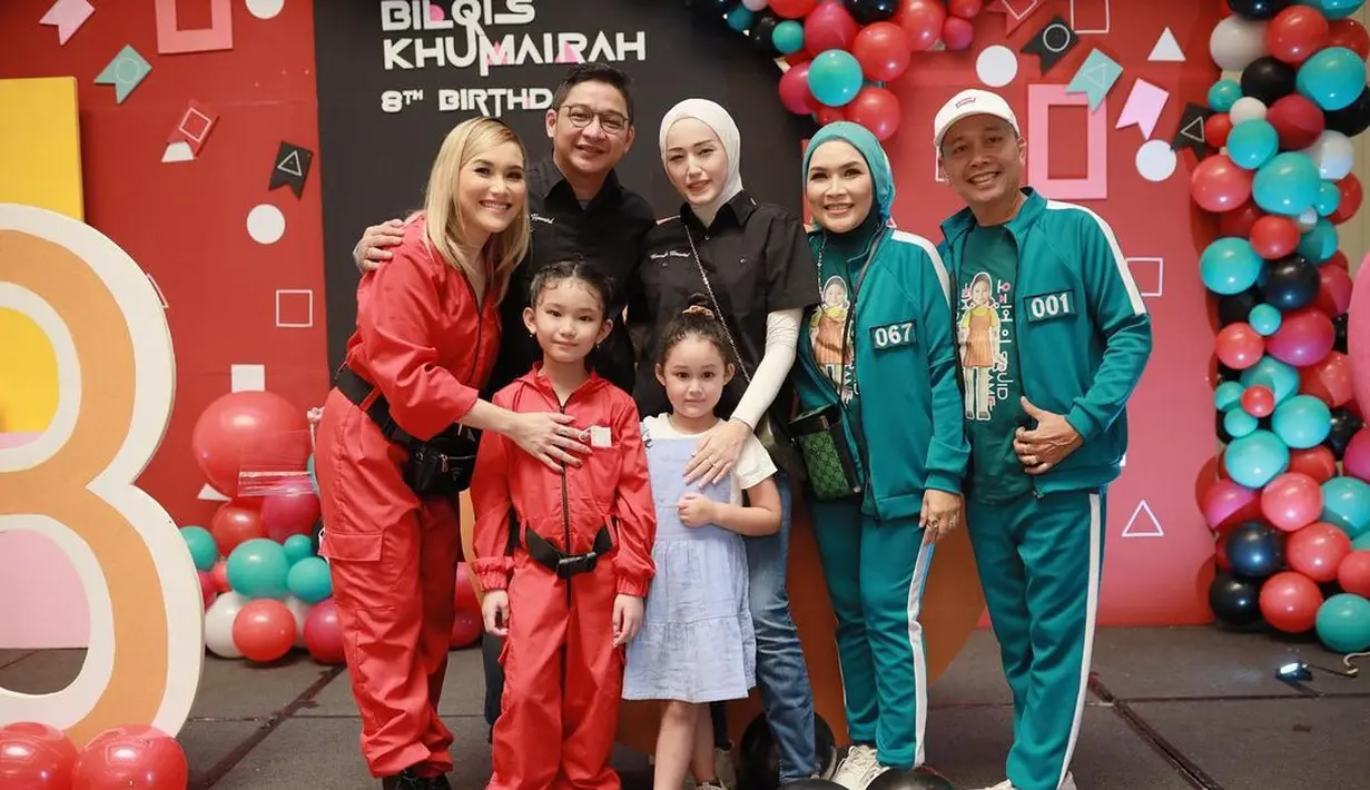 Ultah anak Ayu Ting TIng ke-8 (Instagram/ayutingting92)