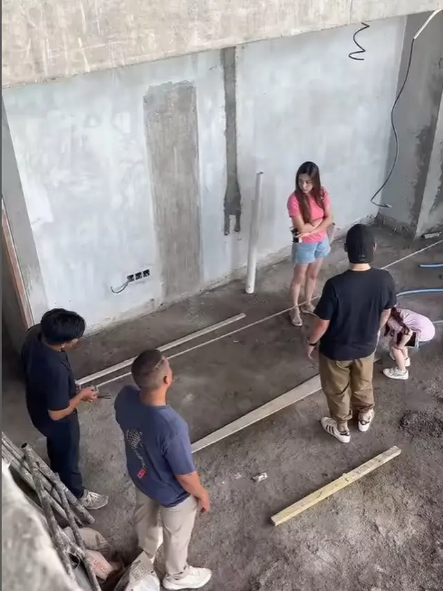 Potret perkembangan rumah baru Samuel Zylgwyn (Sumber: Instagram/samuel_zylgwyn dan Instagram/frandaaa87)