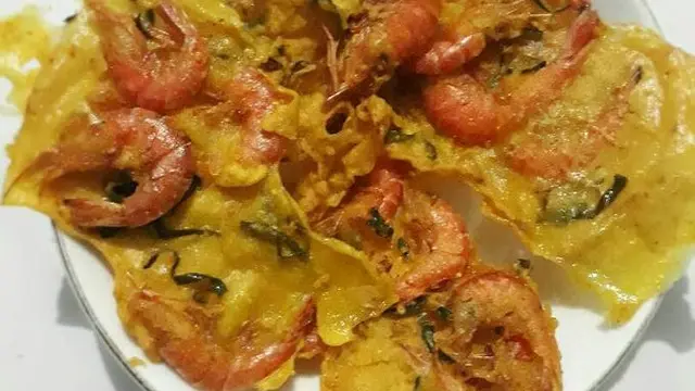 Resep Peyek Udang Daun Jeruk