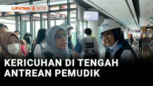 VIDEO: Antrean Diserobot, Pemudik Marah dan Protes ke Petugas Pelabuhan Merak